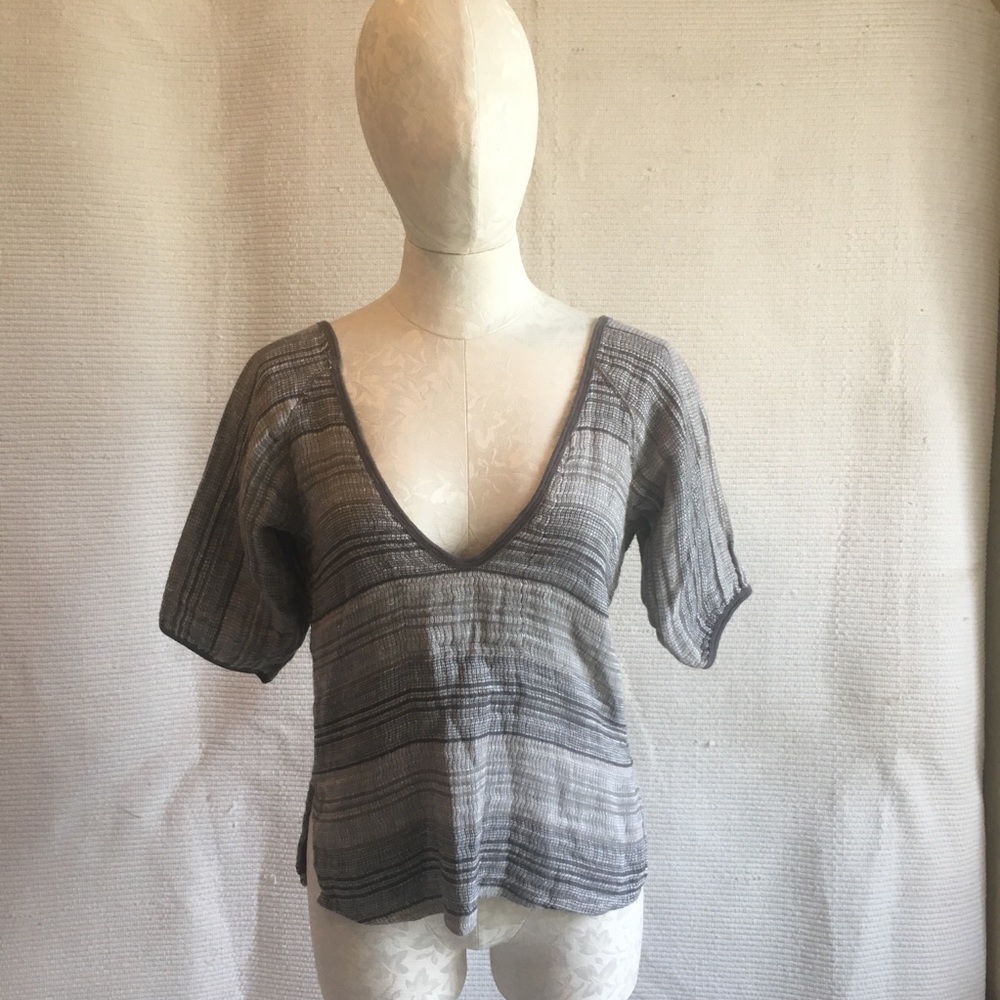 Ace & Jig Reversible Striped 100% Cotton Top - Picture 7 of 8